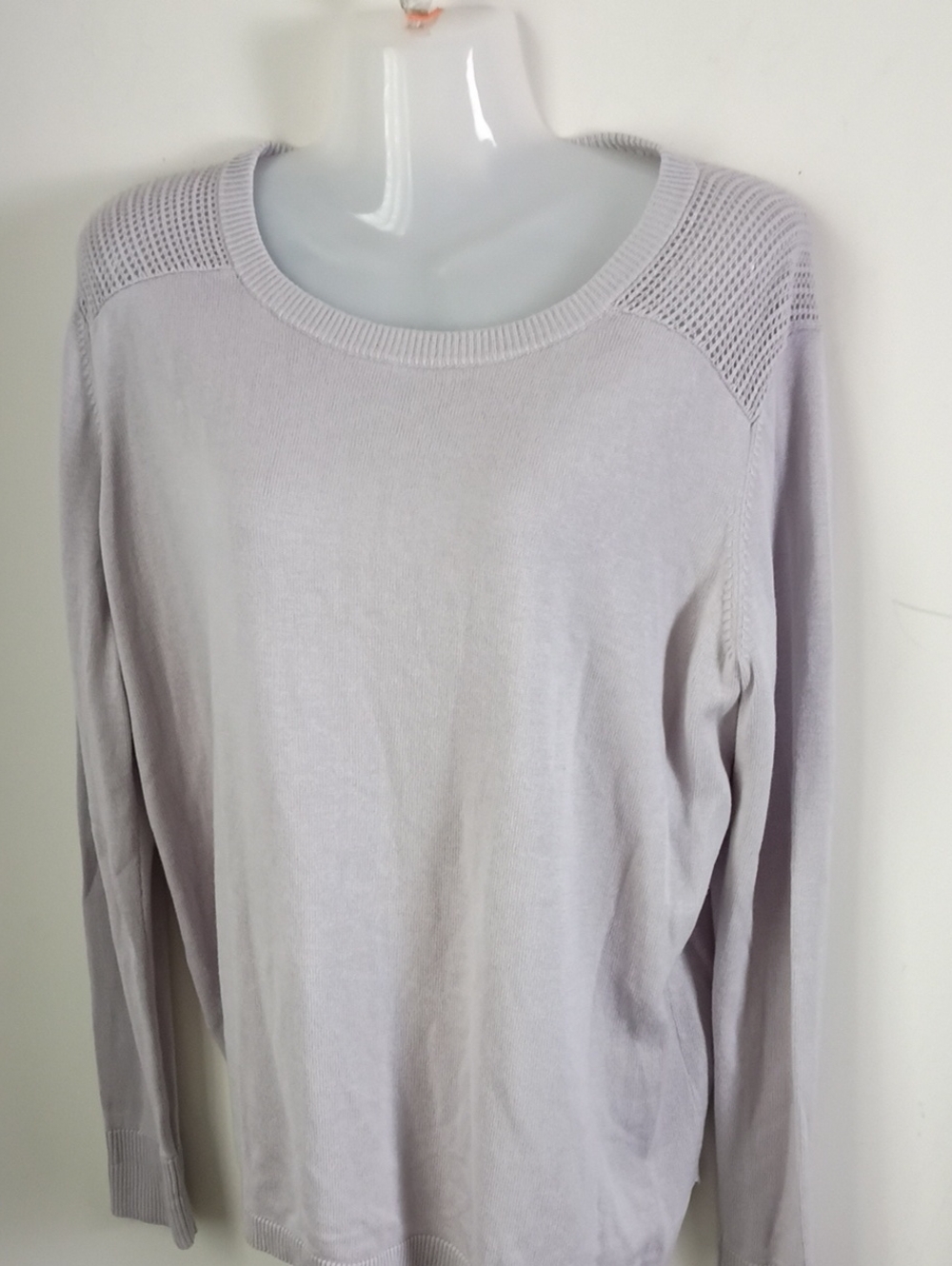 lululemon athletica Lavender Open-Knit Pullover